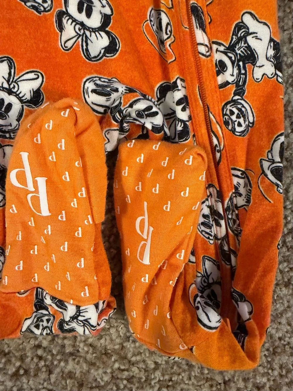 Posh Peanut Mickey Mouse halloween sleeper 6-9 months